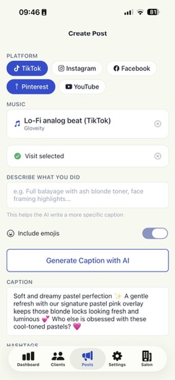Reviewing and editing a post
